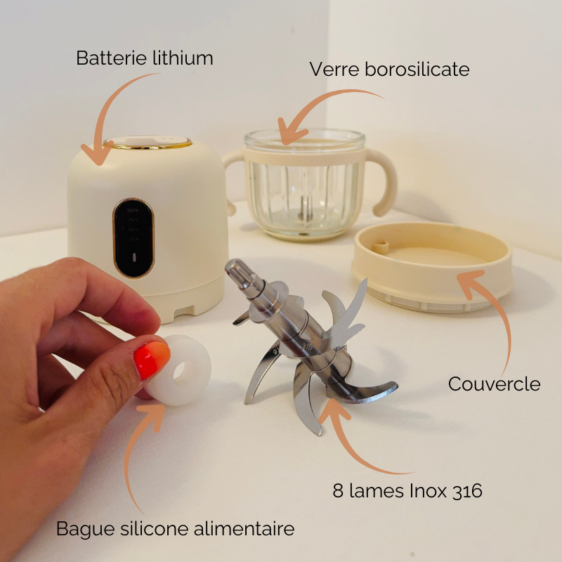 Mixeur Bébé portable sans fil